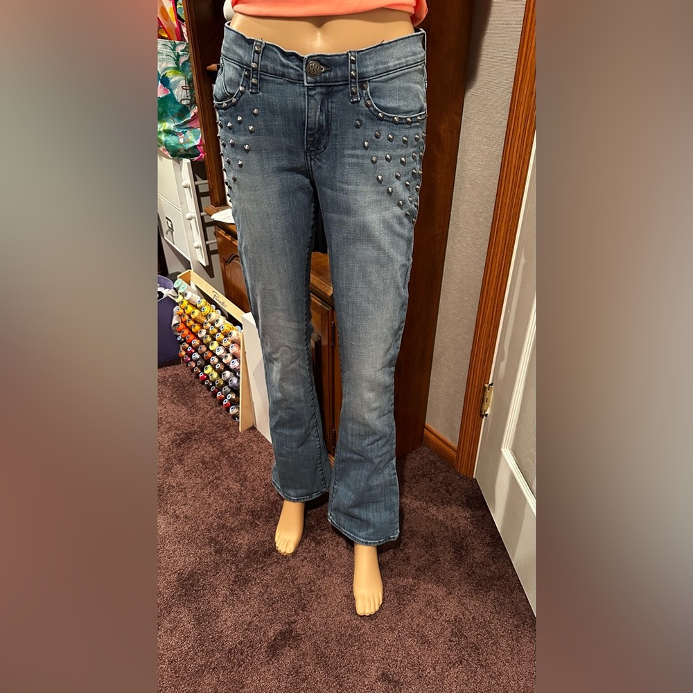 Rock & Republic Studded Women's Blue Jeans